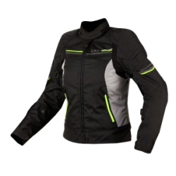 Campera LS2 Shadow Black Titanium Dama