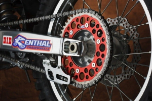 Renthal Corona Moto Honda 520- 48 dientes Crf450r rojo