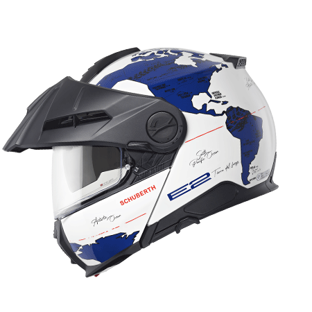 Casco rebatible Schuberth E2 Atlas azul talle L