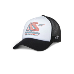 Gorra Alpinestars Ayess Trucker blanco negro talle UNICO