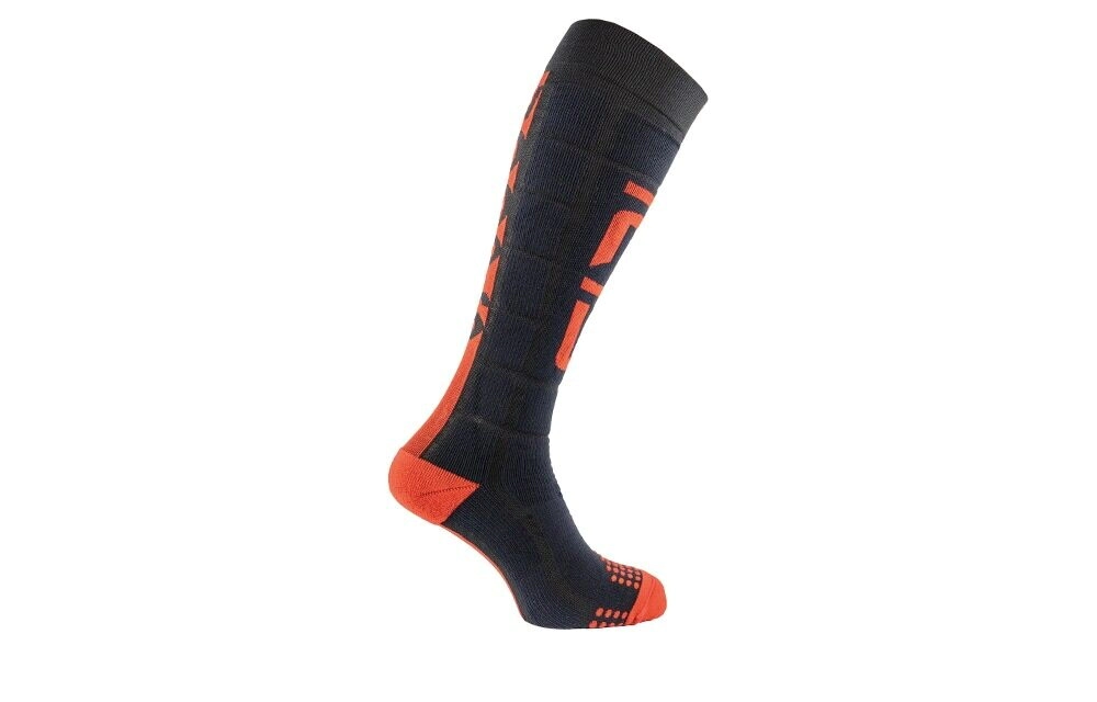 Medias largas Sidi Woops negro gris rojo talle 38/42