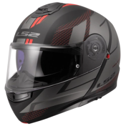 Casco LS2 Rebatible FF908 Strobe II Code Bk/gy MT