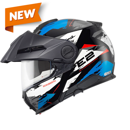 Casco rebatible Schuberth E2 Trail azul talle XL