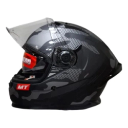 CASCO INTEGRAL DOBLE VISOR BRAKER SV CROSSOVER C2 GRIS MATE TALLE M -MT-