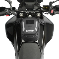 Rhinowalk Bolso Tanque Moto 4L y Muslera impermeable 2. negro