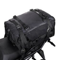 Rhinowalk Mochila Moto 30L y Bolso trasero impermeable negro