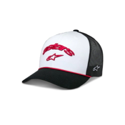 Gorra Alpinestars Agree Trucker blanco negro talle UNICO