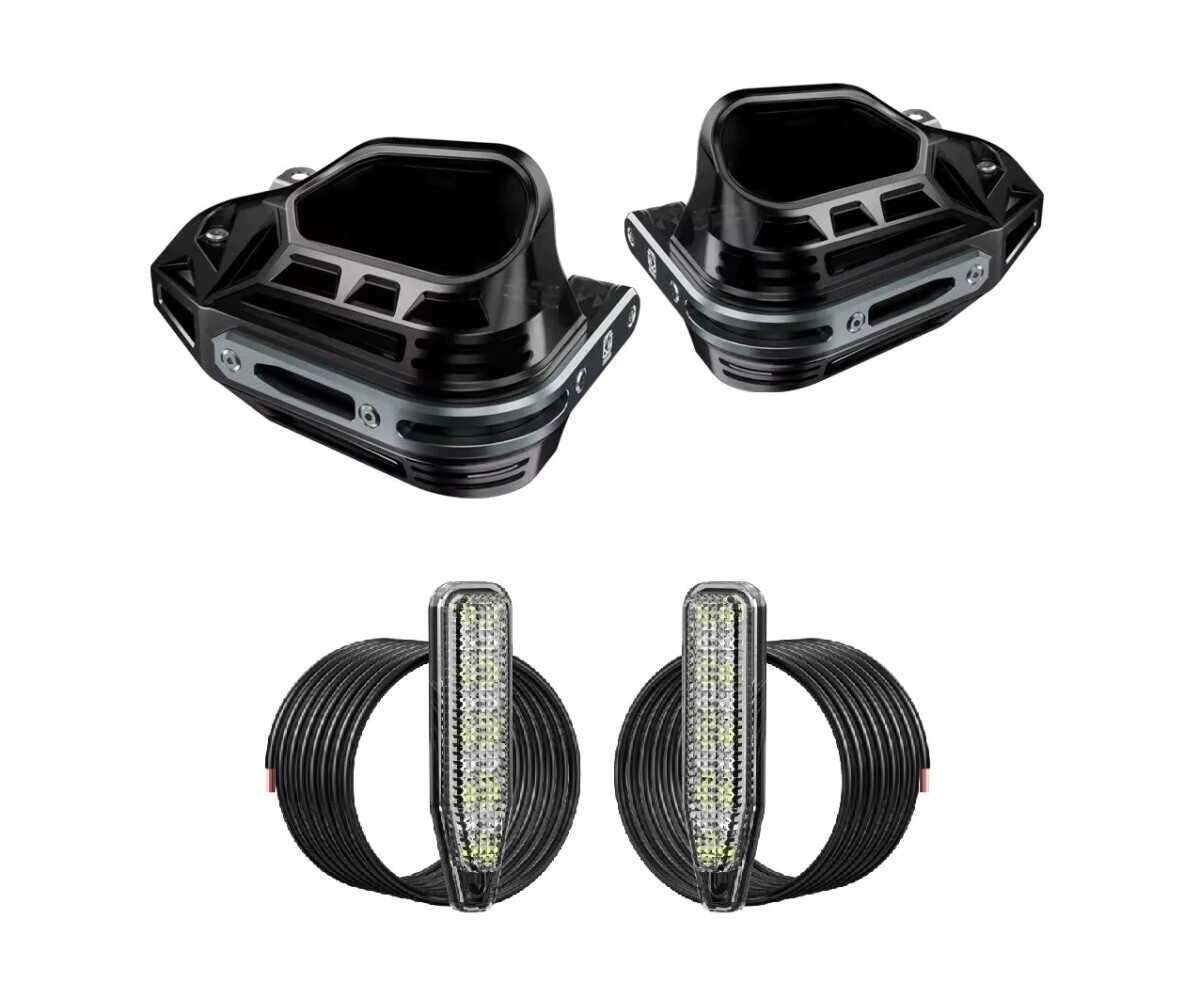 Kewig Cubre Pu�os Calefaccionables Moto Gen 1 Led Reforzados Alu + PC