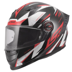 Casco LS2 Integral FF816 Cosmos Draze Bk/wh/rd MT