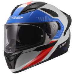 Casco LS2 Integral FF806 Fusion Razor Wh/rd GS