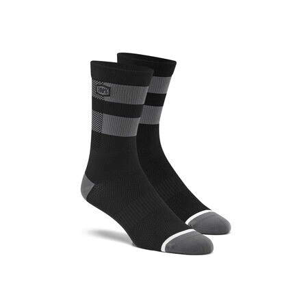 MEDIAS CASUAL FLOW PERFORMANCE MTB SOCKS BLACK GREY TALLE L/XL -100%-