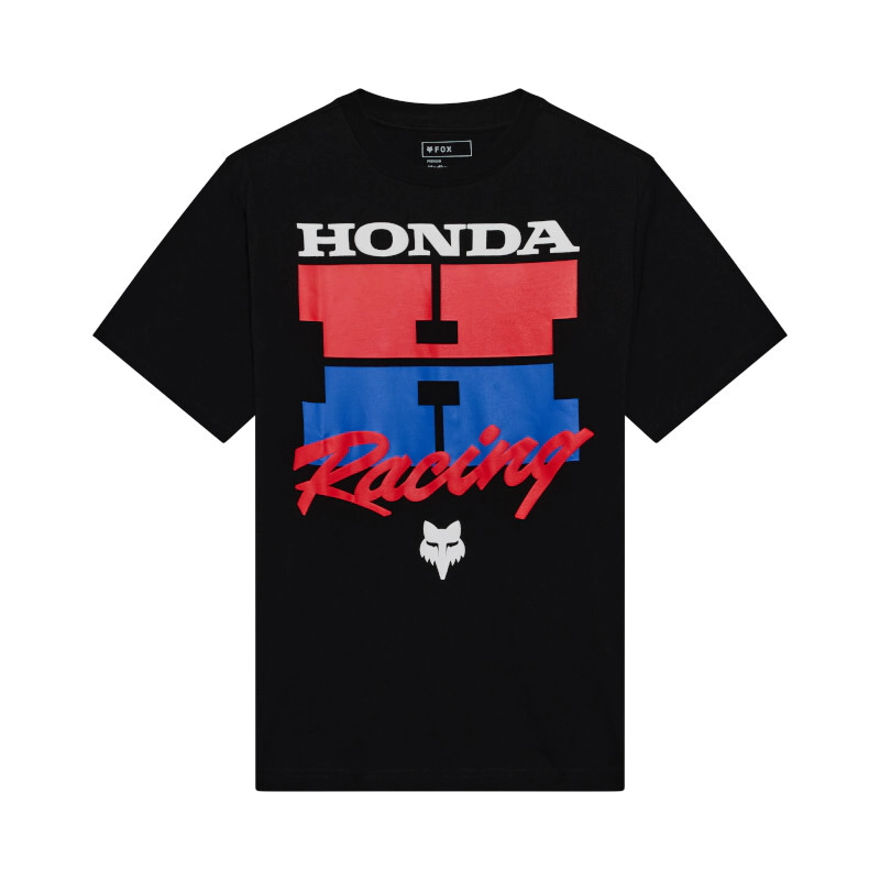 REMERA CASUAL MIDWEIGHT SS HONDA RACING NEGRO TALLE XL -FOX-