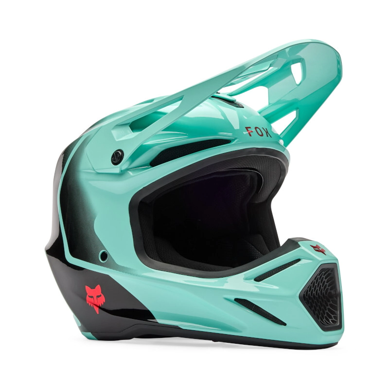 CASCO CROSS V3 DRIP VERDE NEGRO TALLE M -FOX-