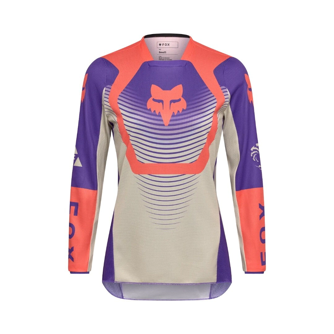 REMERA CROSS 180 WMNS 180 COLLECT JERSEY VIOLETA NARANJA TALLE S -FOX-
