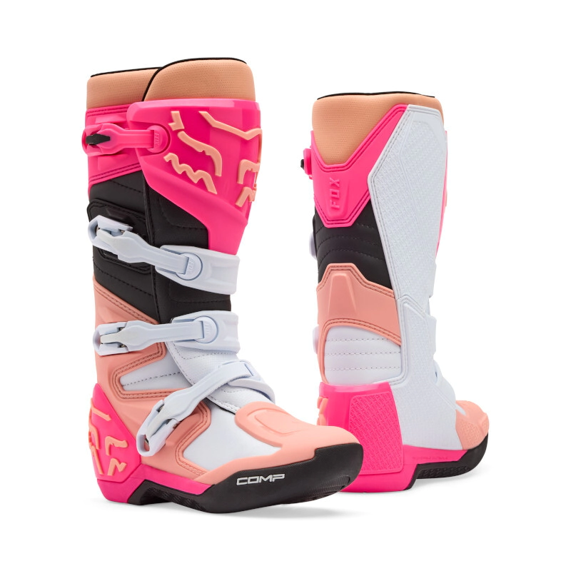 BOTA CROSS W COMP X ROSA TALLE 8 -FOX-