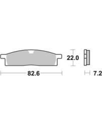 SBS Pastillas Freno Moto SBS 589 FA119