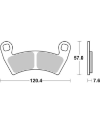 SBS Pastillas Freno Moto SBS 897 FA452