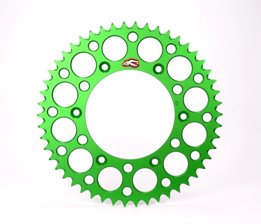 Renthal Corona Moto Kawasaki KXF250 49 dientes 520 verde