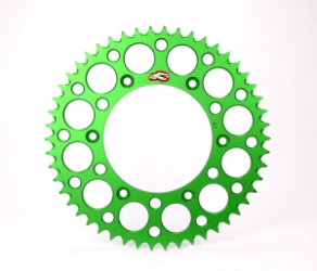 Renthal Corona Moto Kawasaki KXF250 49 dientes 520 verde