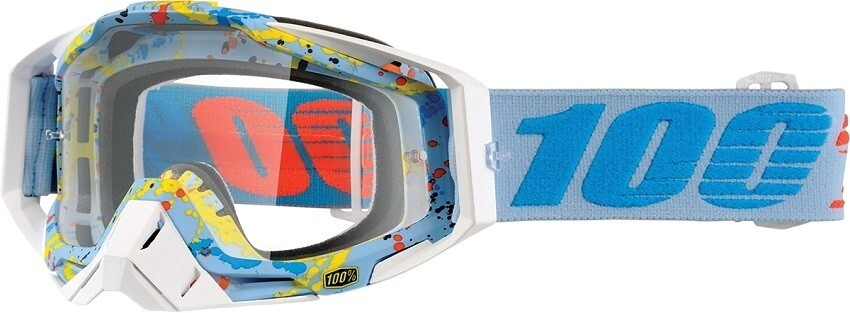 100% Antiparra Motocross Hyperloop lente Clear transparente