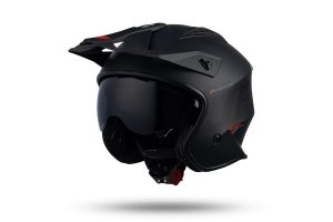 UFO Plast Casco Jet Abierto Sheratan Jet negro talle S