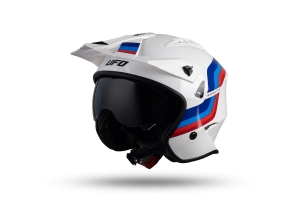 UFO Plast Casco Jet Abierto Sheratan Jet blanco talle S
