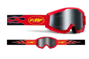 FMF Antiparra Motocross Powercore Sand Flame lente Smoke rojo