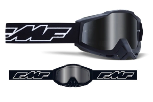FMF Antiparra Motocross Powercore Goggle Rocket lente Mirror negro plateado