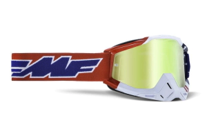 FMF Antiparra Motocross Powercore Goggle US OF a lente Mirror True dorado