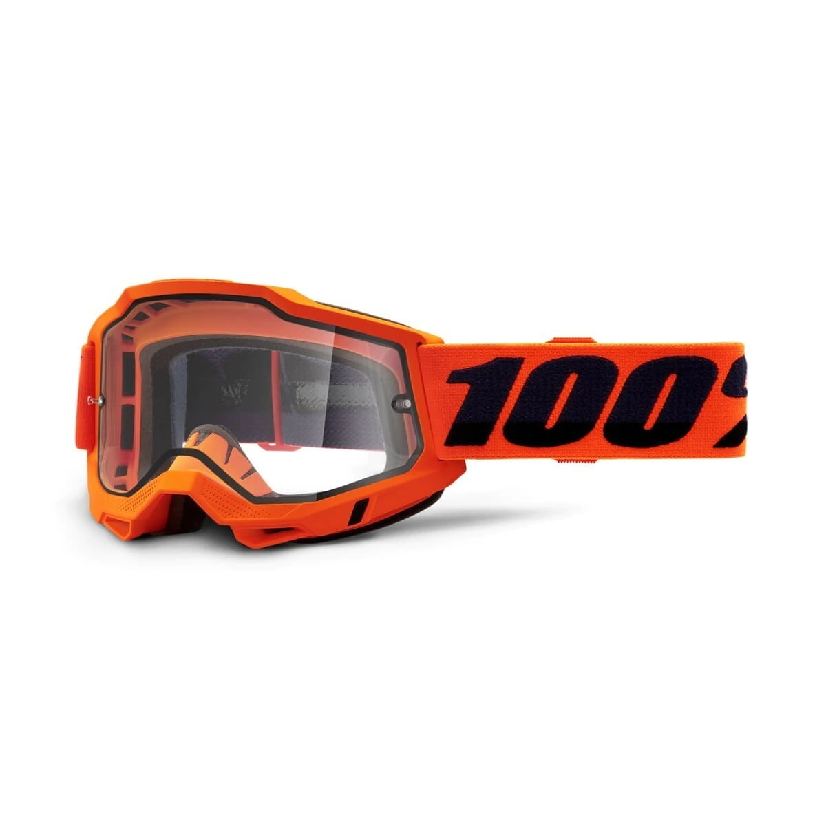 100% Antiparra Motocross Accuri 2 Enduro naranja ne�n doble lente