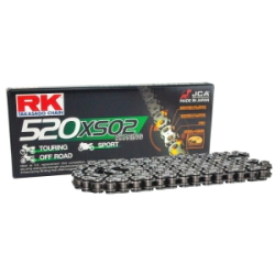 RK Cadena Moto Transmisi�n 525 x 120 con o-Ring uso Touring/off-road/sport con remache