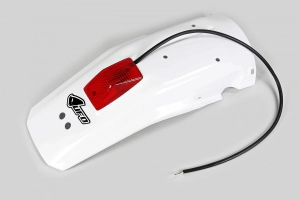 UFO Plast Guardabarro trasero Moto Honda XR 600 88-04 XR250 blanco