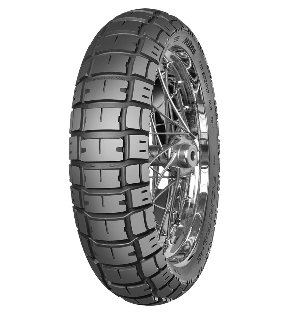 Mitas Cubierta Moto Trail Enduro Adventure 170/60-17 72W ADV 70/30