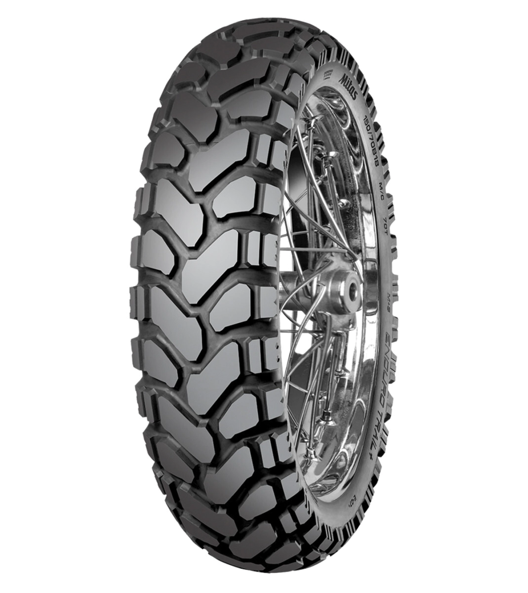 Mitas Cubierta Moto Trail Enduro Adventure 130/80-17 65H + 60/40