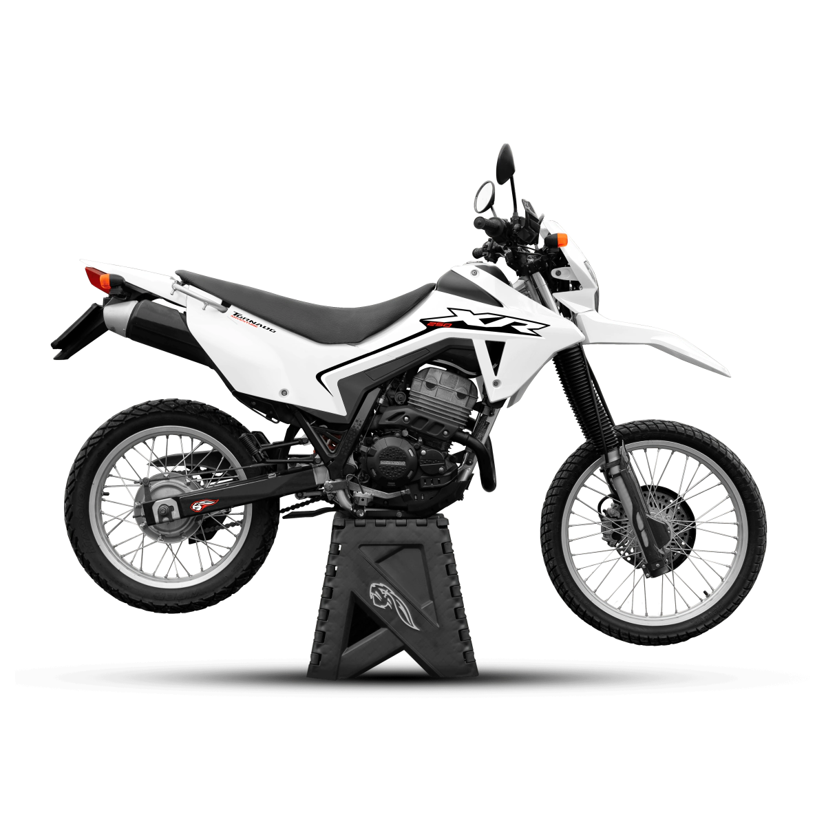 AMX Kit Pl�sticos Moto Adventure 250 faro y calcoman�as p/Tornado blanco