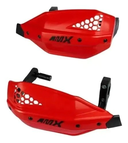 AMX Cubre Pu�os Moto cerrado Defender universal rojo