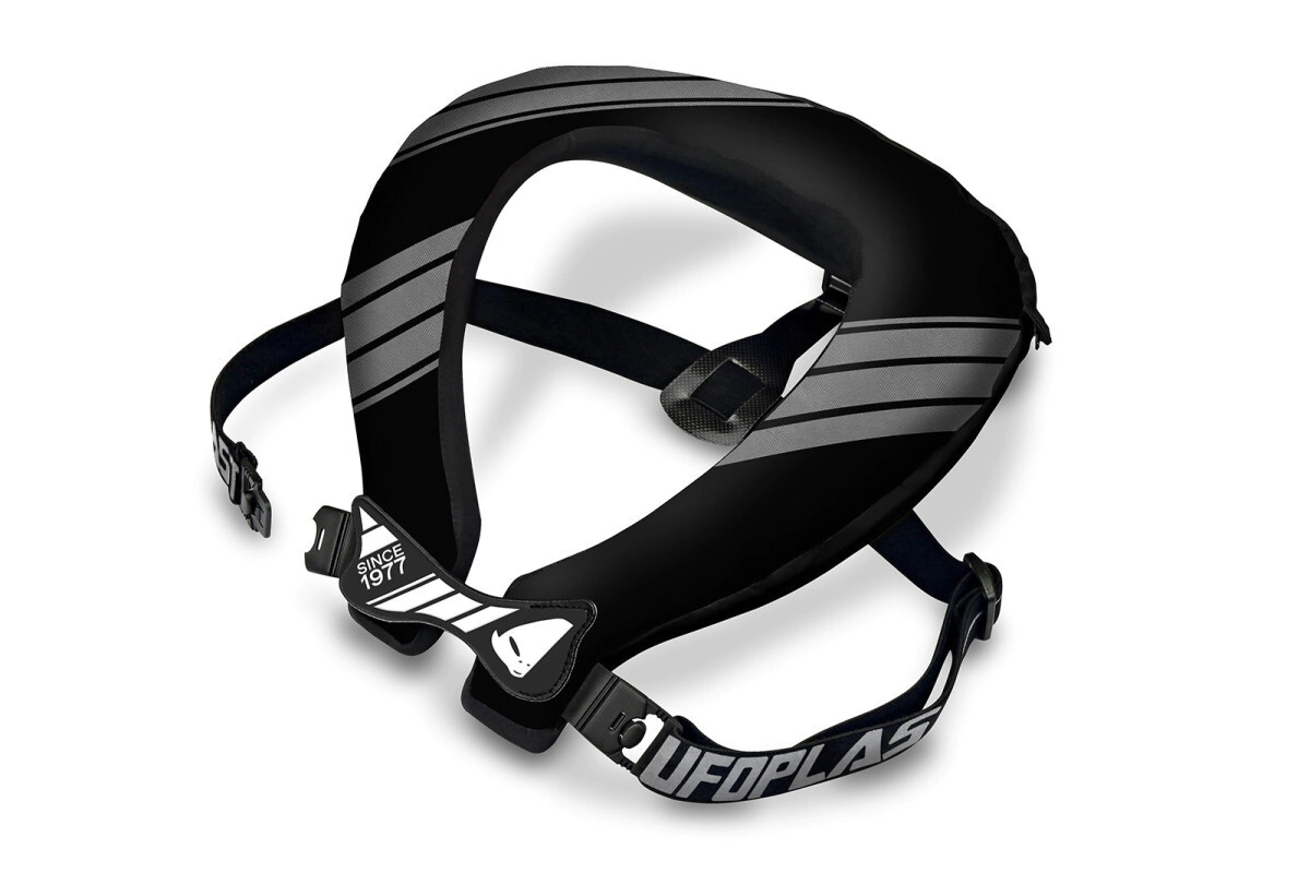 UFO Plast Cervical Motocross Protector Cuello Ni�o Bulldog Protector Cervical gris