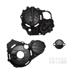 AMX Tapa Motor Embrague Moto KLX 300 r 24 25 negro