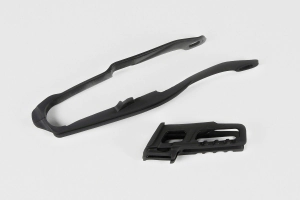 UFO Plast Gu�a de Cadena Moto + Deslizador Honda CR CRF 250 450 07-09 negro