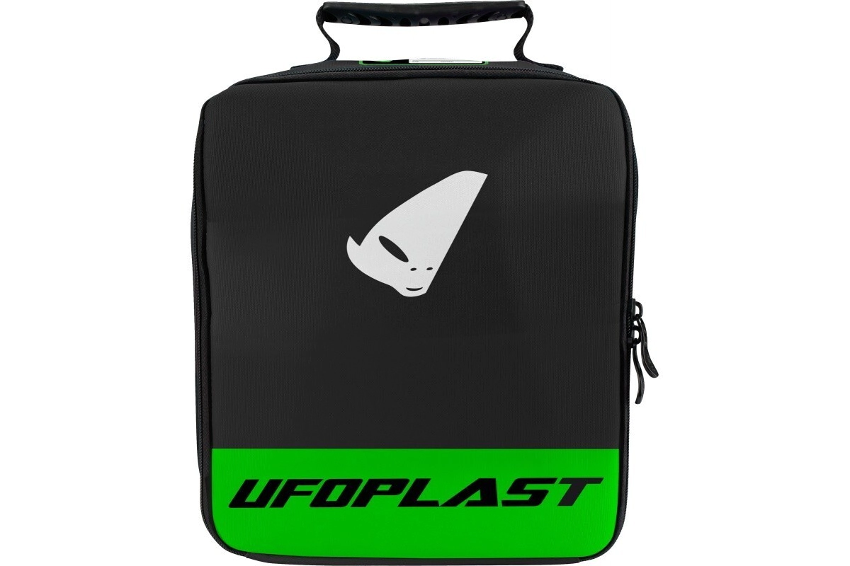 UFO Plast Estuche Antiparras Moto negro verde