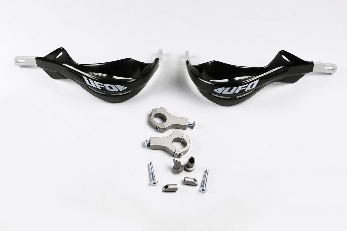 UFO Plast Cubre Pu�os Moto Alu Oversize c aluminio negro