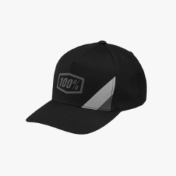 100% Gorra Cornerstone negro gris