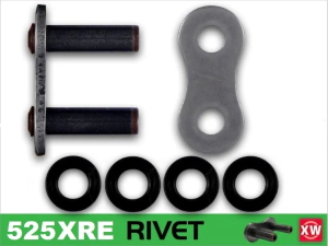 RK Cadena Moto Transmisi�n 525 XREX1 uso Touring/off-road/sport con remache