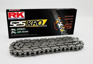 RK Cadena Moto Transmisi�n 525 x 128 KRO o-Ring con remache