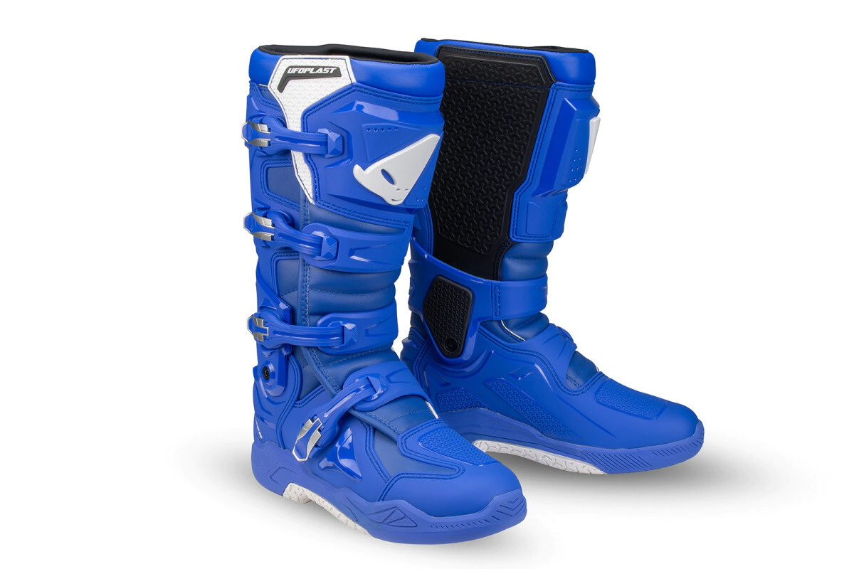 UFO Plast Botas Motocross Enduro Xander Articuladas azul talle 43