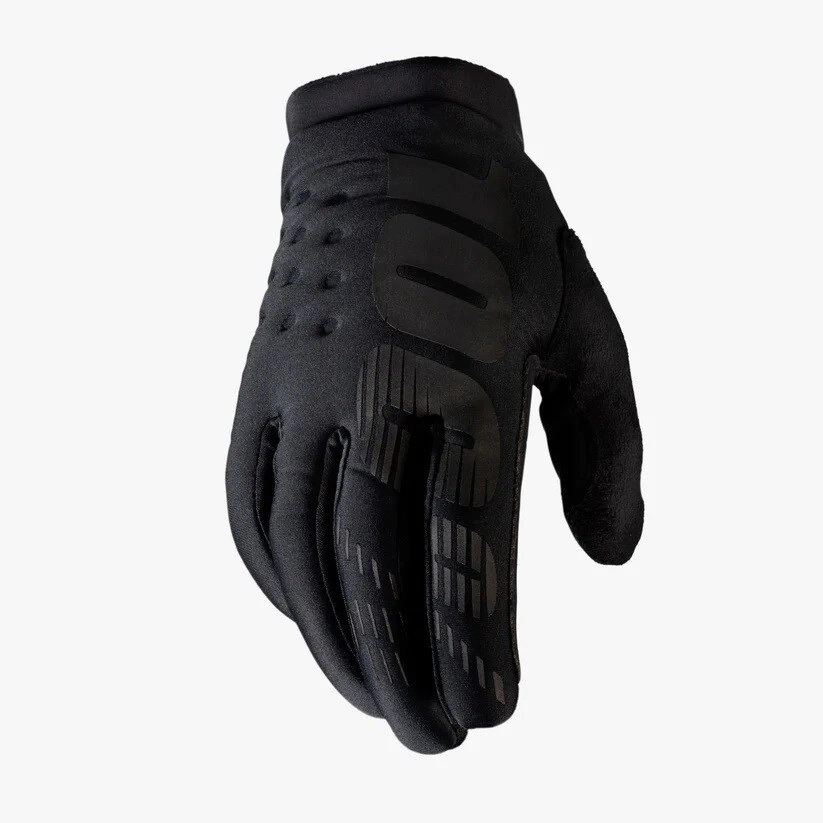 100% Guantes Motocross Brisker Youth negro talle M