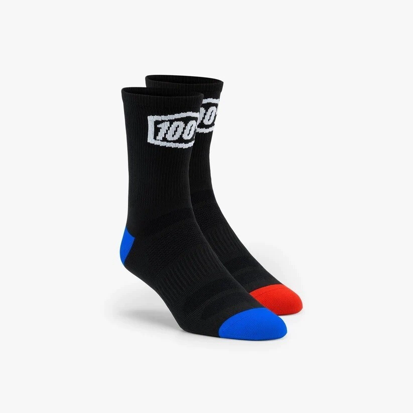 100% Medias MTB Terrain negro talle L/XL