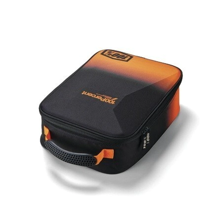 100% Bolso Antiparras Motocross Crush Case negro naranja