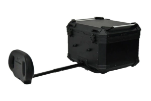 Coocase Ba�l Top Case Moto aluminio 55L respaldar extensible negro