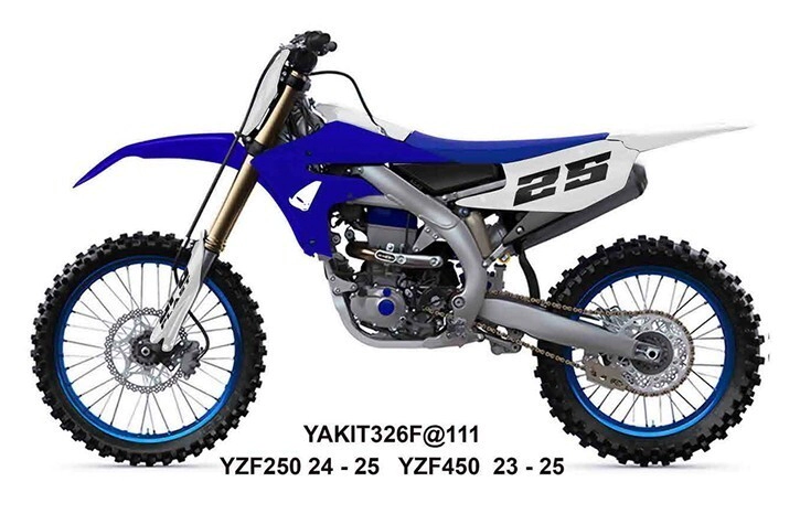 UFO Plast Kit Pl�sticos Moto Yamaha YZF 250 24-25 450 23-25